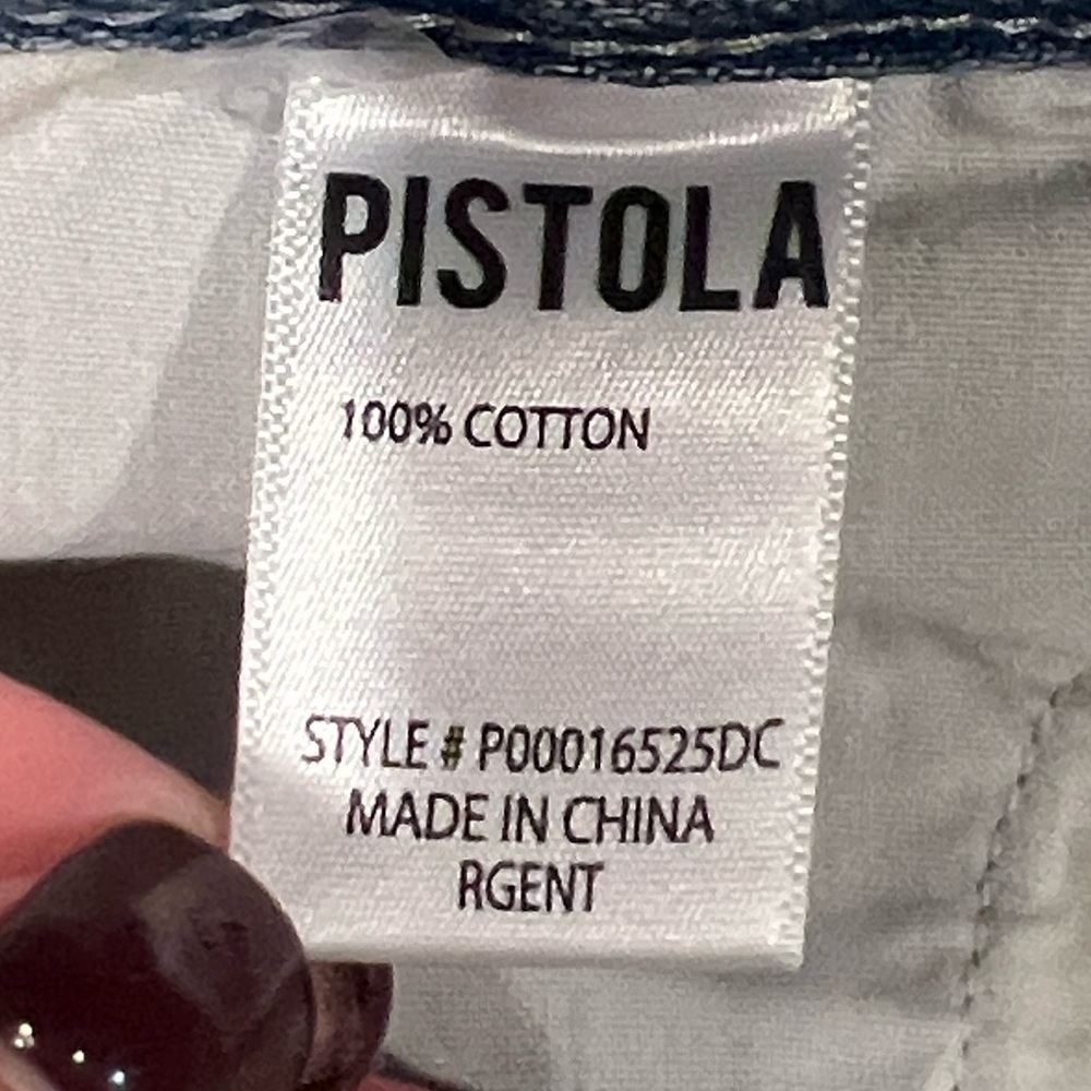 Pistola Bobbie cargo midrise loose straight denim jeans size 29 - Picture 8 of 9